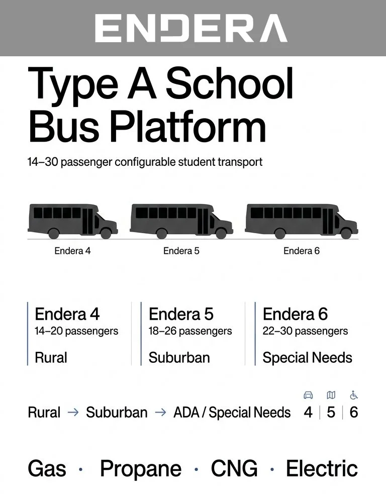 14 to 30 Passenger Type A Models